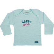 تصویر تی شرت دخترانه آستین بلند کوکالو Cocalo طرح Happy girl 