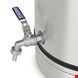 تصویر دستگاه تقطیر گلاب گیر عرق گیر 30 لیتری کلارشتاین آلمان Klarstein Maischfest Fermenter 30 Fermentierkessel Maischekessel Silber 