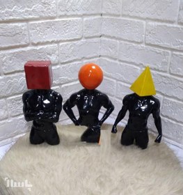 تصویر مجسمه اسکوئید 3 عددی - کد 2138978 