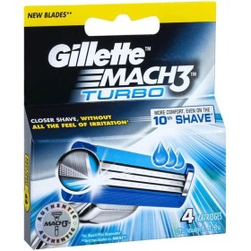 تصویر تیغ یدک اصلاح ژیلت مدل مچ تری بسته ۴ عددی 