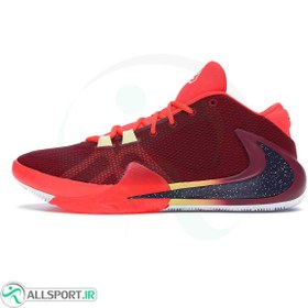 تصویر کفش بسکتبال نایک طرح اصلی Nike Air Zoom Freak 1 Red 