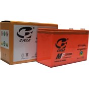 تصویر باتری سایکل 12 ولت 7 آمپر CYCLE فروش 24 تایی 