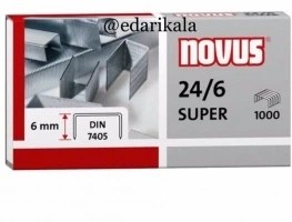 تصویر سوزن منگنه نووس 24/6 Novus DIN7405 Stapler Needle 6 mm