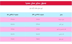 تصویر مانتو عبایی مدل محیا - سایز 