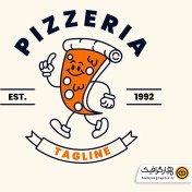 تصویر دانلود وکتور لوگو پیتزا فست فود 