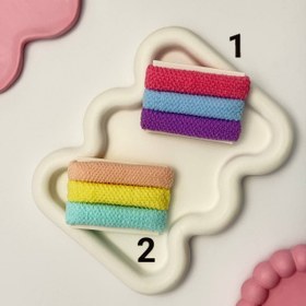 تصویر کش حوله ای رنگی 