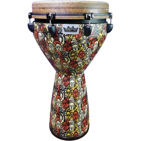 تصویر جیمبی رمو سایز 14اینچی DJEMBE Multi Mask Finish 