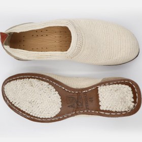 تصویر گیوه آجیده و چرم چندلایه 