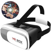 تصویر هدست واقعیت مجازی VR Box 2 اصلی به همراه پکیج بازی‌ها و فیلم‌های واقعیت مجازی VR نسخه Original 