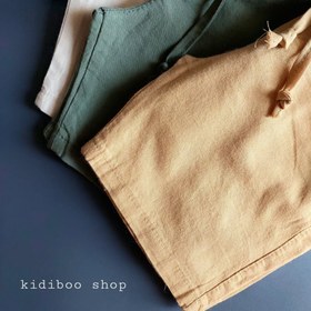 تصویر شلوارک لینن برند مانکی 