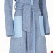 تصویر پالتو زنانه فندی (ایتالیا) Trenchcoat aus Wolle in Blau 