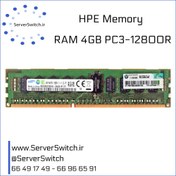 تصویر خرید رم سرور اچ پی RAM 4GB DDR3 12800R 