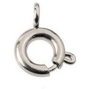 تصویر قفل مدبر نقره سایز 5 میلی متر بسته دو عددی 