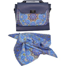 تصویر ست کیف و شال زنانه پیچک کد 08 Women Bag and Shawl Set Code 08