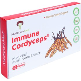 تصویر ایمیون کوردیسپس (قارچ دارویی) ماشروم مد 60 کپسول Immune Cordyceps Mushroom Med 60 Caps