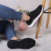 تصویر کتانی زنانه ولنتینو جورابی سایز ۳۷-۴۰ رنگ طوسی 