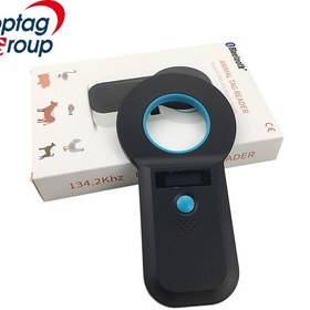 تصویر تگ ریدر حیوانات مدل W90B Rechargeable Pet Microchip Scanner RFID EMID Micro Chip Reader Scanner 134.2kHz 125kHz 15 Digits Pet Chip ID Scanner for Animal Pet Pig Dog Cat(190A)