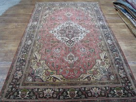 تصویر فرش وینتیج صبا دستباف ۶ متری جفت پیازی مدرن hand woven vintage carpet