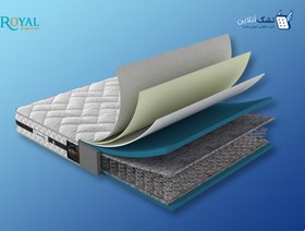 تصویر تشک طبی فنری آسمان رویال سایز 160x200 ا royal inner-spring aseman mattress size 160x200 royal inner-spring aseman mattress size 160x200