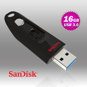 تصویر فلش سندیسک اولترا 16 گیگ FLASH SANDISC Ultra 