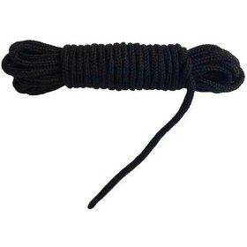 تصویر نخ قیطان درجه یک مشکی کد RL-63041 طول 10 متر بدون حالت کشی 