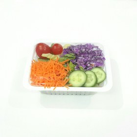 تصویر سالاد فصل با سس مخصوص 