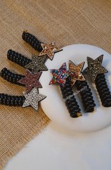 تصویر کش مو فنری سیم تلفنی دو سر باز سایز بزرگ جفتی کد ۲۹۱۰ 