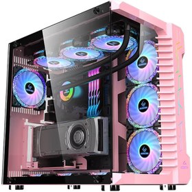 تصویر کیس کامپیوتر LOVINGCOOL مدل UFO-III 