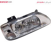 تصویر چراغ جلو اس ان تی مناسب پراید ۱۳۱ سمت راست بدون موتور 