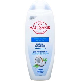 تصویر شامپو نارگیل 2 در 1 حاجی شاکر 500 میل Hacı Şakir Şamuan Hindistan Ceviz Normal 2/1 500 Ml