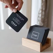 تصویر کارت ویزیت لاکچری مربعی 