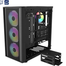 تصویر کیس کامپیوتر کولرمستر مدل MasterBox 600 Mid Tower مشکی Cooler Master MasterBox 600 Mid Tower Black Computer Case