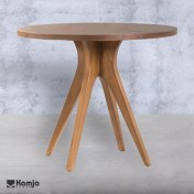 تصویر میز ناهار خوری ۴ نفره روشا با جنس چوب راش 