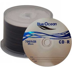 تصویر سی دی خام 52x بلوشن باکس دار 50 عددی 52x Blu-ray CD with 50-piece box