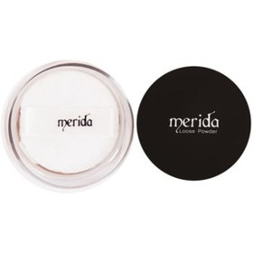 تصویر پودر تثبیت کننده آرایش مریدا Merida loose powder 