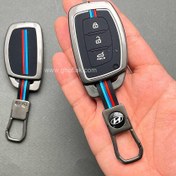 تصویر کاور ریموت فلزی هیوندای سوناتا lf رنگ تیتانیوم 