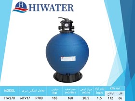 تصویر بدنه فیلتر شنی sand filter