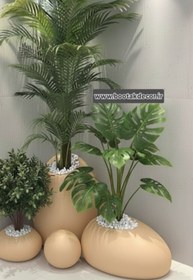 تصویر گلدان کنار سالنی ست هناس - استوانه بزرگ / توسی 