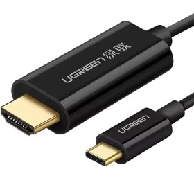 تصویر کابل تبدیل USB-C به HDMI یوگرین MM121 مدل 30841 طول 1.5 متر ا UGREEN MM121 30841 USB-C to HDMI Cable 1.5m UGREEN MM121 30841 USB-C to HDMI Cable 1.5m