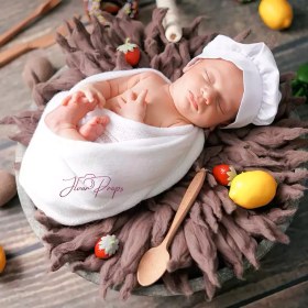 تصویر کلاه آشپزی نوزادی 