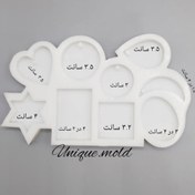 تصویر قالب اشکال مختلف پین دار 