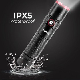 تصویر چراغ قوه مدل GFL51065 Geepas Rechargeable LED Flashlight- GFL51065