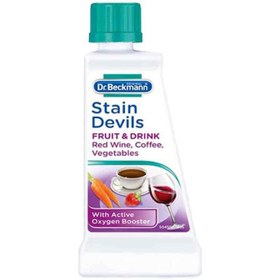 تصویر محلول پا کن لکه انگلیسی دکتر بکمن مناسب نوشیدنی و میوه 50میل 