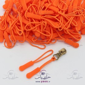 تصویر بند سرزیپ اسپرت نارنجی (بسته 100 عددی) 