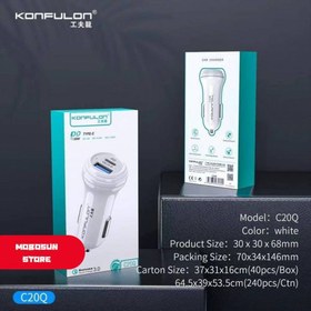 تصویر شارژر فندکی کانفلون مدل C20Q خروجی 20W PD اورجینال 