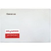 تصویر قاب پشت ال سی دی لپ تاپ لنوو Case A Lenovo Ideapad Z51-70_No 3D WebCam سفید مات-بدون کاور لولا 