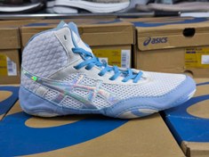 تصویر کفش کشتی اسیکس مت بلیزر سایز ۴۰ تا ۴۵ رنگ آبی 