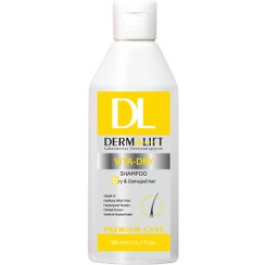 تصویر شامپو درمالیفت مدل ویتا درای مناسب موهای خشک و آسیب دیده حجم ۲۰۰ میلی لیتر 