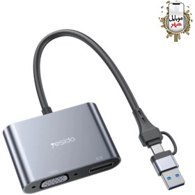 تصویر آداپتور اچ دی تی وی یسیدو Yesido HDTV Adapter HM15 