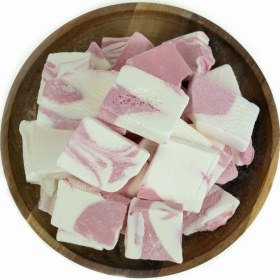 تصویر بستنی خشک وانیل توت فرنگی 